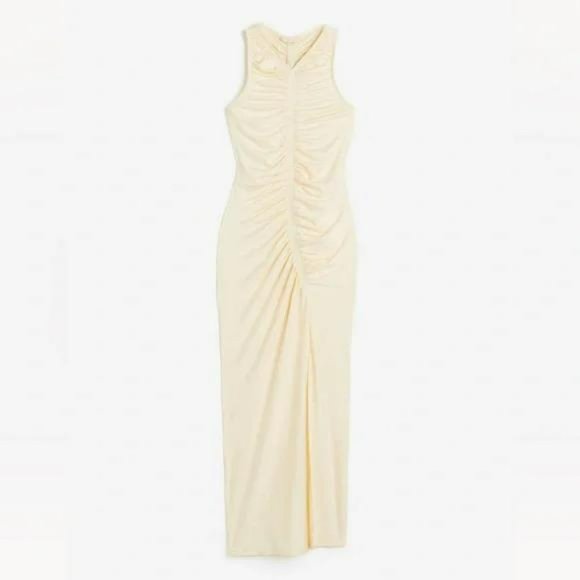 RARE H&M RUCHED DRESS BLOGGER’s FAVORITE - Picture 2 of 6